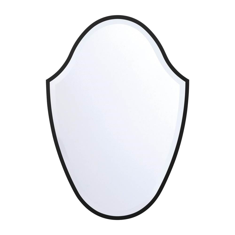 Crystorama LIN-M428-MK Matte Black Lindee 28'' Matte Black Mirror Image 1