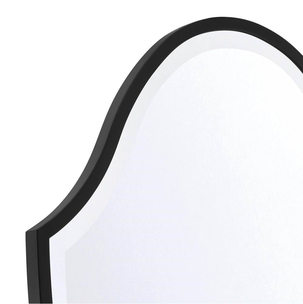 Crystorama LIN-M428-MK Matte Black Lindee 28'' Matte Black Mirror Image 7