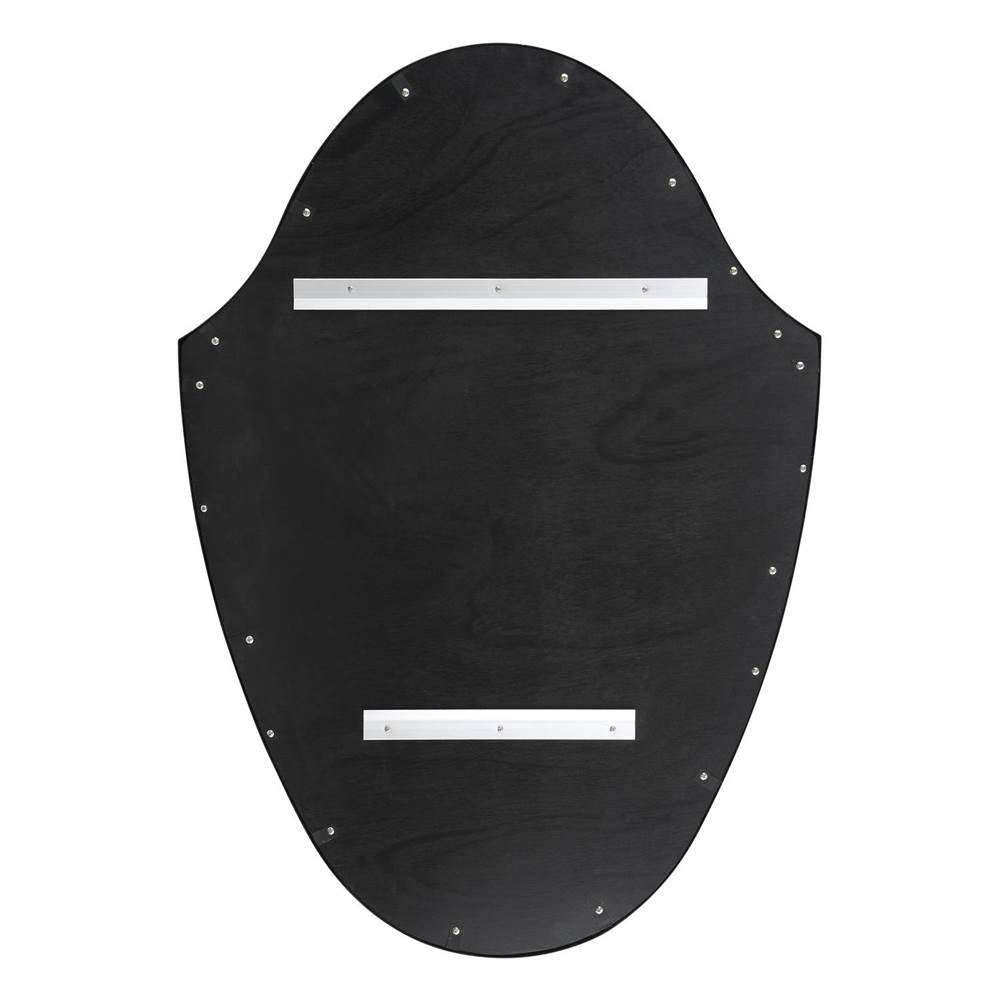Crystorama LIN-M428-MK Matte Black Lindee 28'' Matte Black Mirror Image 5