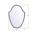 Crystorama LIN-M428-MK Matte Black Lindee 28'' Matte Black Mirror Image 2