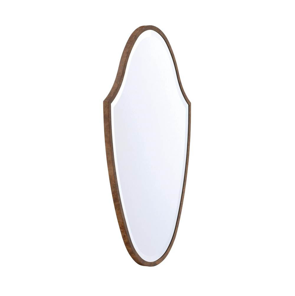 Crystorama Lindee 28'' Antique Gold Mirror