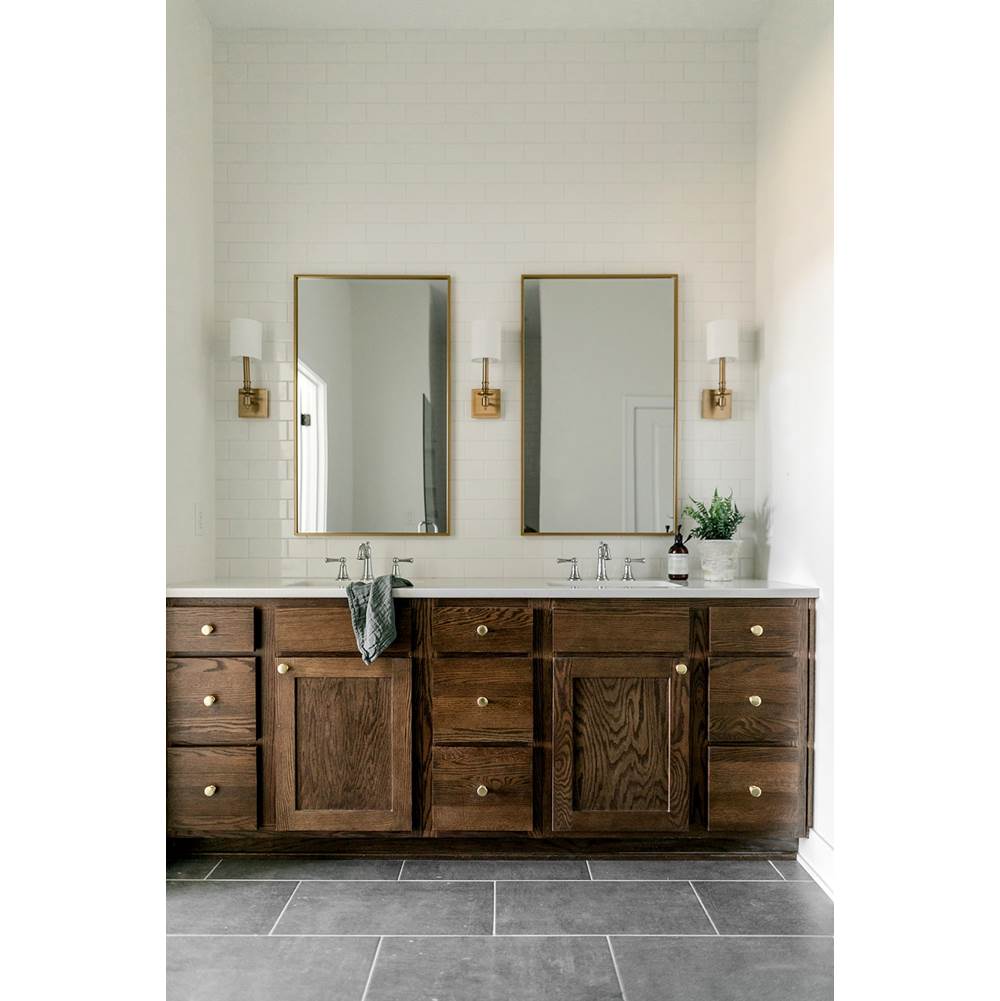 Crystorama Lloyd 1 Light Aged Brass Wall Mount