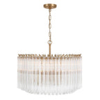 Crystorama LOF-5007-AG Aged Brass Lofton 7 Light Aged Brass Chandelier Image 5