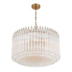 Crystorama LOF-5007-AG Aged Brass Lofton 7 Light Aged Brass Chandelier Image 4