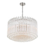Crystorama LOF-5007-PN Polished Nickel Lofton 7 Light Polished Nickel Chandelier Image 4