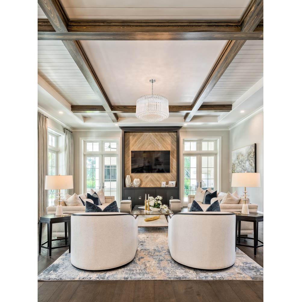 Crystorama LOF-5007-PN Polished Nickel Lofton 7 Light Polished Nickel Chandelier Image 2