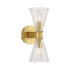 Crystorama LOT-702-LG Luxe Gold Lotus 5.5'' Luxe Gold Sconce Image 1