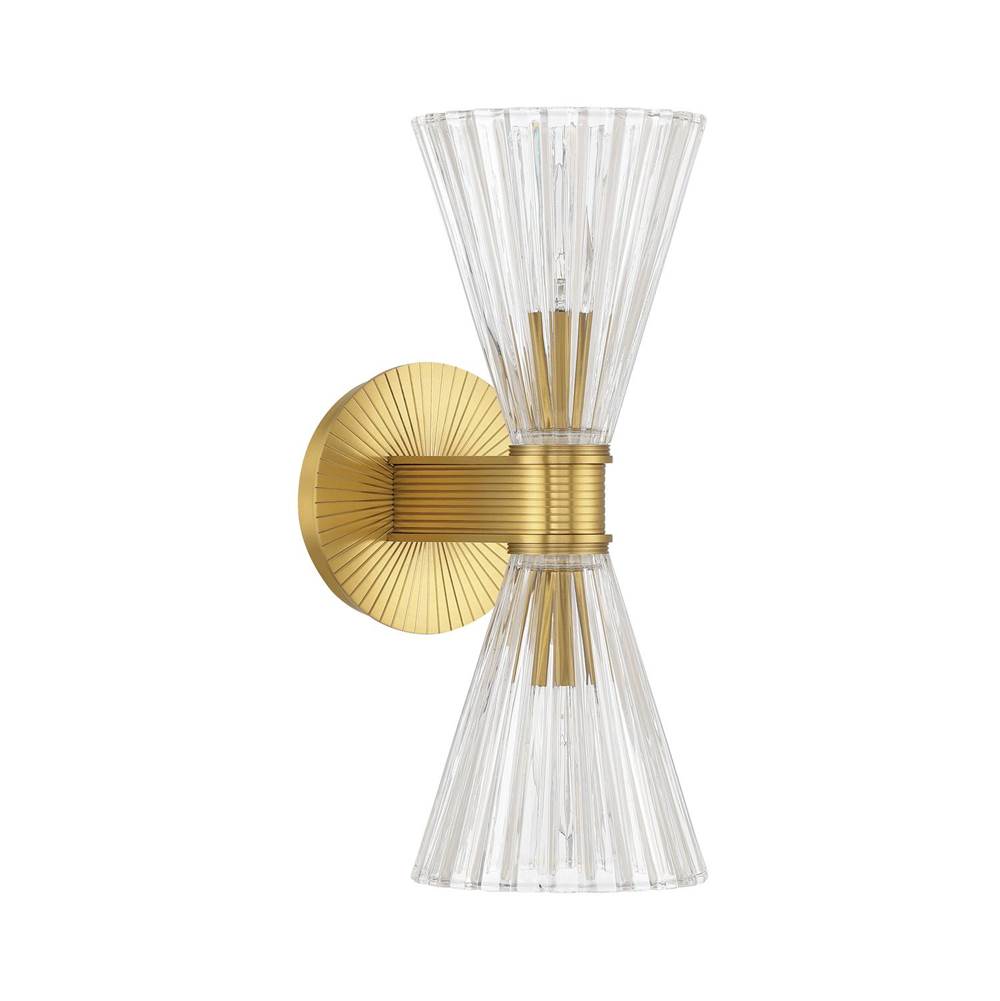 Crystorama Lotus 5.5'' Luxe Gold Sconce