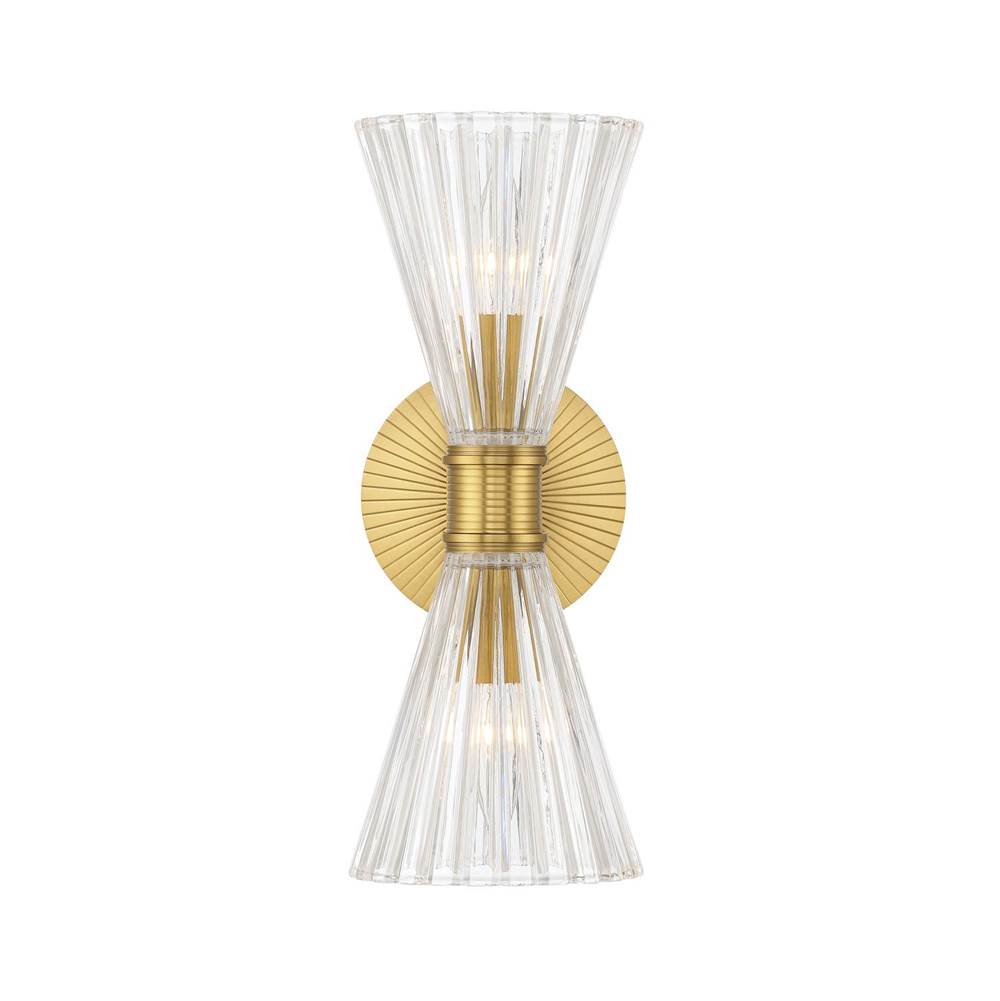 Crystorama LOT-702-LG Luxe Gold Lotus 5.5'' Luxe Gold Sconce Image 7