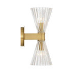 Crystorama LOT-702-LG Luxe Gold Lotus 5.5'' Luxe Gold Sconce Image 6