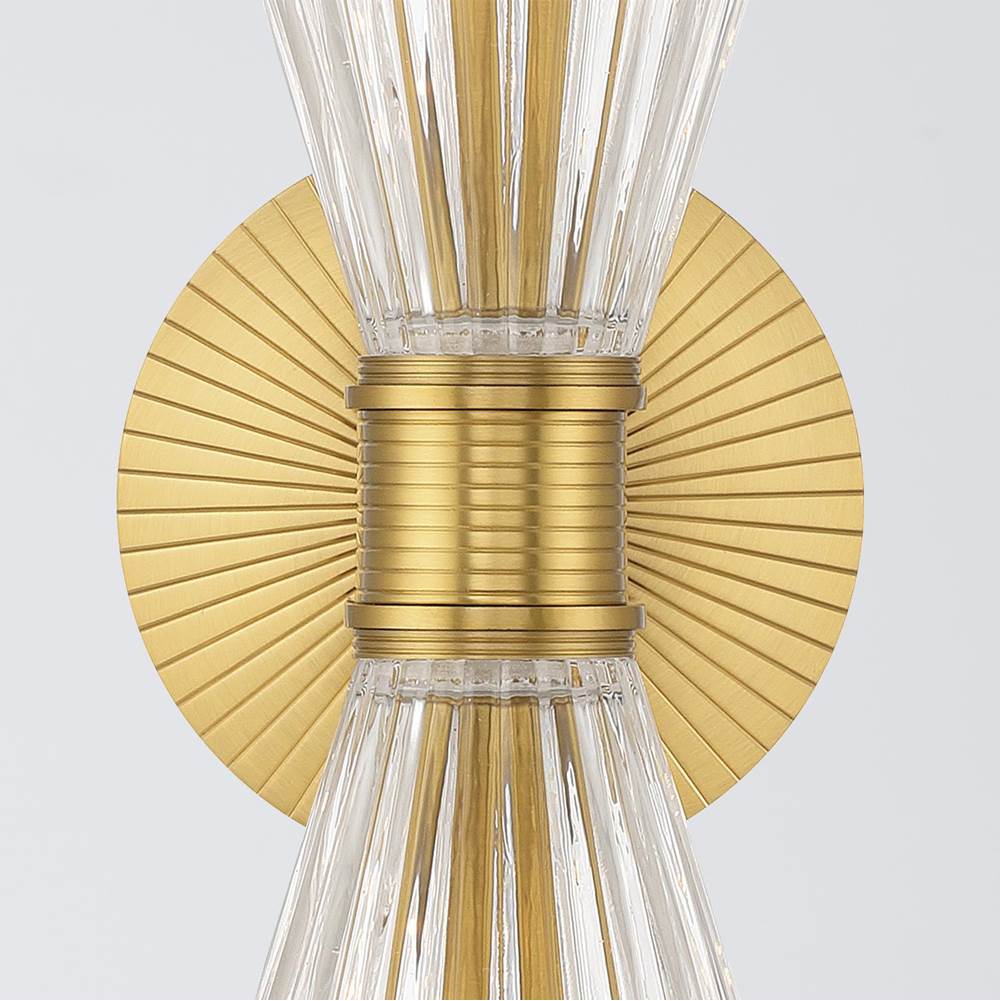 Crystorama LOT-702-LG Luxe Gold Lotus 5.5'' Luxe Gold Sconce Image 5