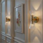 Crystorama LOT-702-LG Luxe Gold Lotus 5.5'' Luxe Gold Sconce Image 4