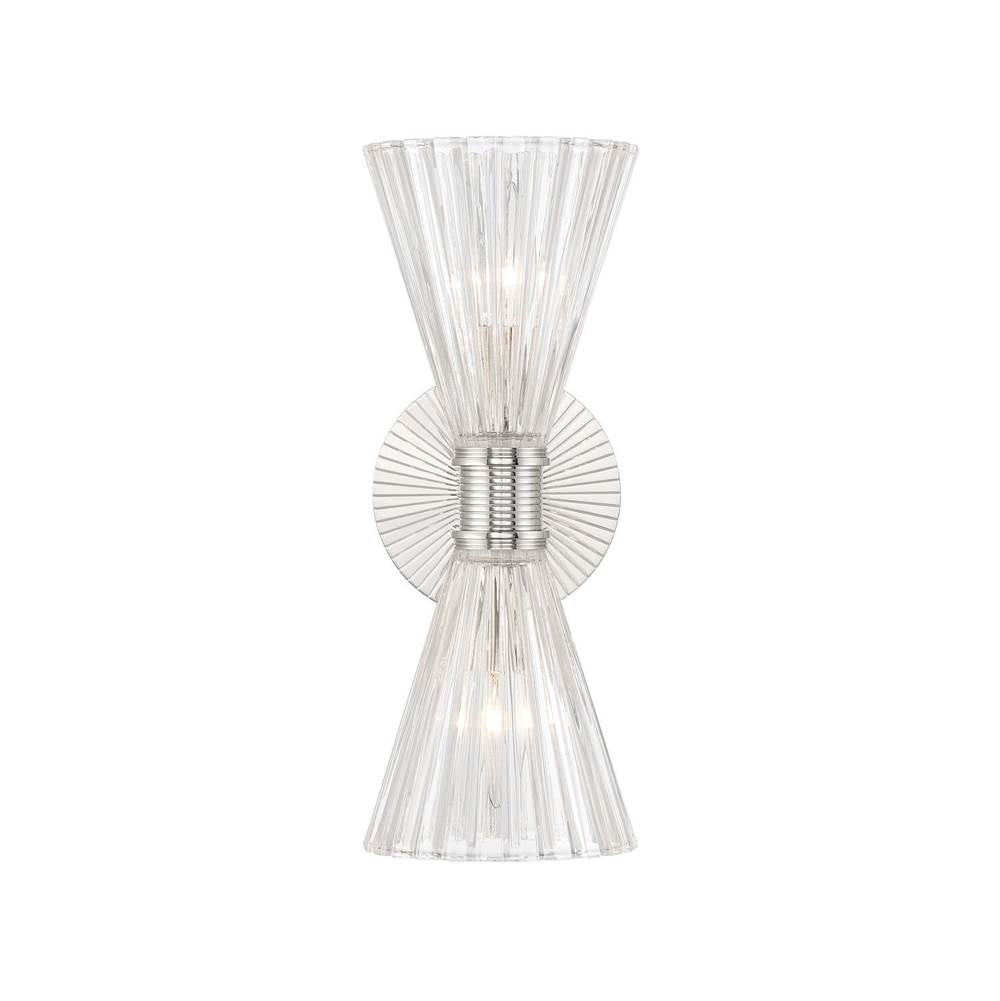 Crystorama LOT-702-PN Polished Nickel Lotus 5.5'' Polished Nickel Sconce Image 6