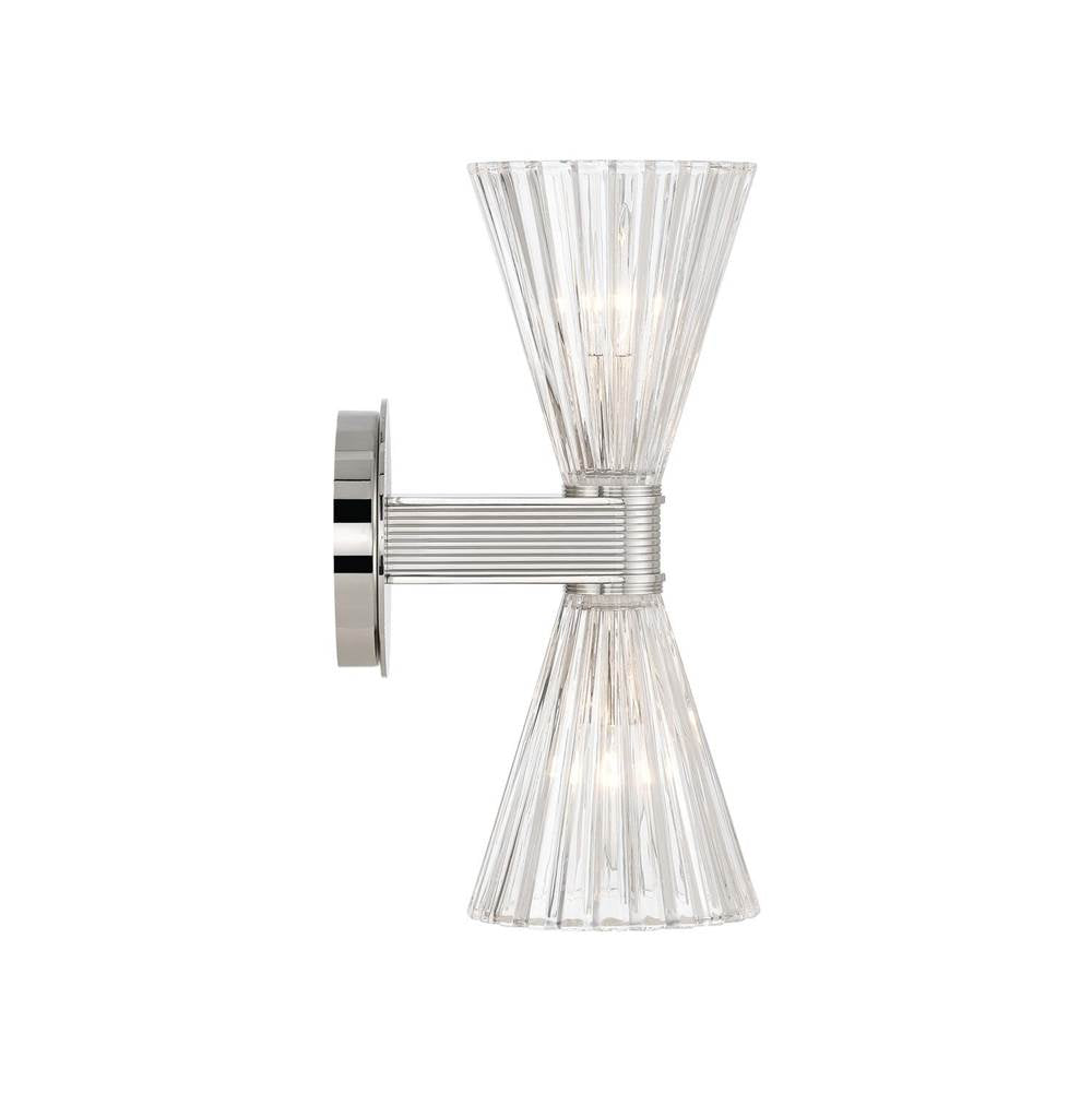 Crystorama LOT-702-PN Polished Nickel Lotus 5.5'' Polished Nickel Sconce Image 5