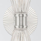Crystorama LOT-702-PN Polished Nickel Lotus 5.5'' Polished Nickel Sconce Image 4