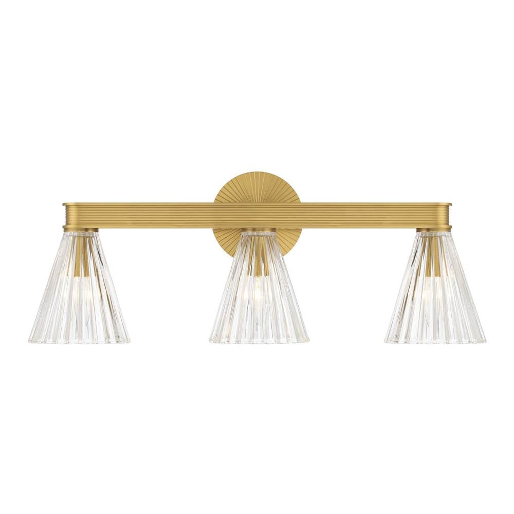 Crystorama LOT-703-LG Luxe Gold Lotus 23.5'' Luxe Gold Bathroom Vanity Image 1