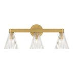 Crystorama LOT-703-LG Luxe Gold Lotus 23.5'' Luxe Gold Bathroom Vanity Image 1