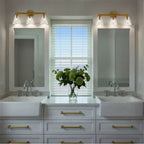 Crystorama LOT-703-LG Luxe Gold Lotus 23.5'' Luxe Gold Bathroom Vanity Image 4