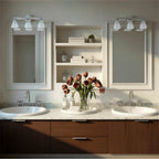 Crystorama LOT-703-PN Polished Nickel Lotus 23.5'' Polished Nickel Bathroom Vanity Image 3