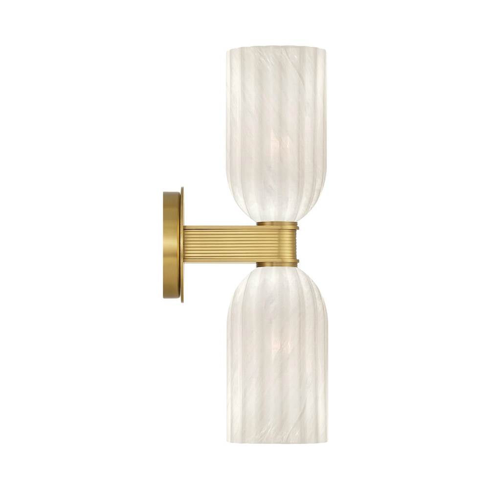 Crystorama LOT-712-LG Luxe Gold Lotus 5'' Luxe Gold Sconce Image 6