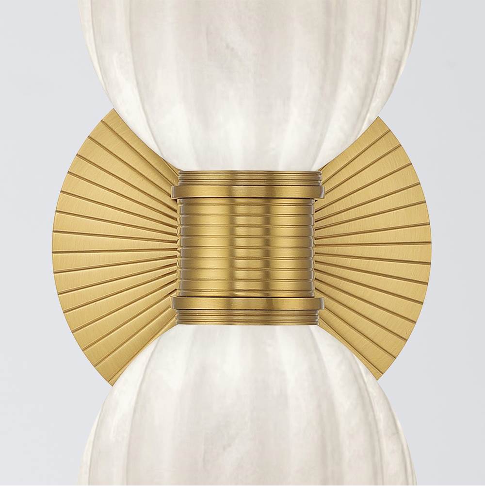 Crystorama LOT-712-LG Luxe Gold Lotus 5'' Luxe Gold Sconce Image 5