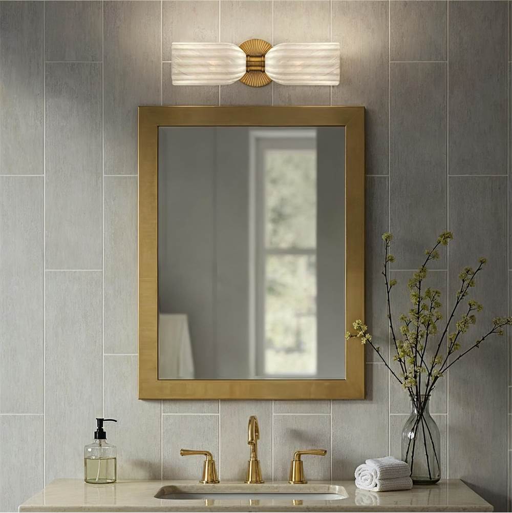 Crystorama LOT-712-LG Luxe Gold Lotus 5'' Luxe Gold Sconce Image 4