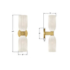 Crystorama LOT-712-LG Luxe Gold Lotus 5'' Luxe Gold Sconce Image 3
