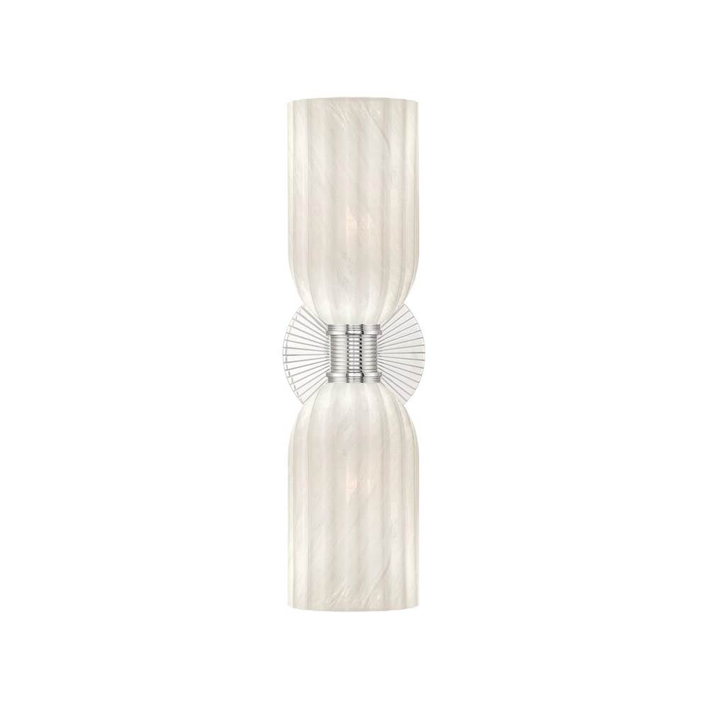 Crystorama LOT-712-PN Polished Nickel Lotus 5'' Polished Nickel Sconce Image 6