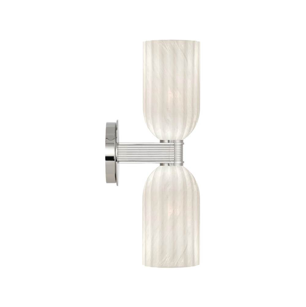 Crystorama LOT-712-PN Polished Nickel Lotus 5'' Polished Nickel Sconce Image 5