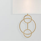 Crystorama LRL-992-VG-WH Vibrant Gold Laurel 2 Light Vibrant Gold Sconce Image 2