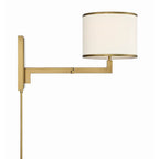 Crystorama MAD-B4101-AG Aged Brass Madison 1 Light Aged Brass Task Wall Mount Image 5