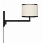 Crystorama MAD-B4101-MK Matte Black Madison 1 Light Matte Black Task Wall Mount Image 3