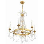 Crystorama MAI-18606-GA Antique Gold Maizey 6 Light Antique Gold Chandelier Image 3