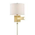 Crystorama MAR-A8031-AG Aged Brass Marshall 1 Light Aged Brass Wall Mount Image 1