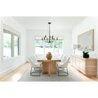 Crystorama MIL-8012-BK Black Mila 12 Light Black Chandelier Image 3