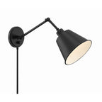 Crystorama Mitchell 1 Light Aged Brass Wall Mount