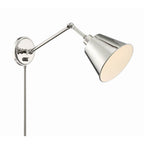 Crystorama Mitchell 1 Light Aged Brass Wall Mount