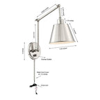 Crystorama MIT-A8021-PN Polished Nickel Mitchell 1 Light Polished Nickel Wall Mount Image 2