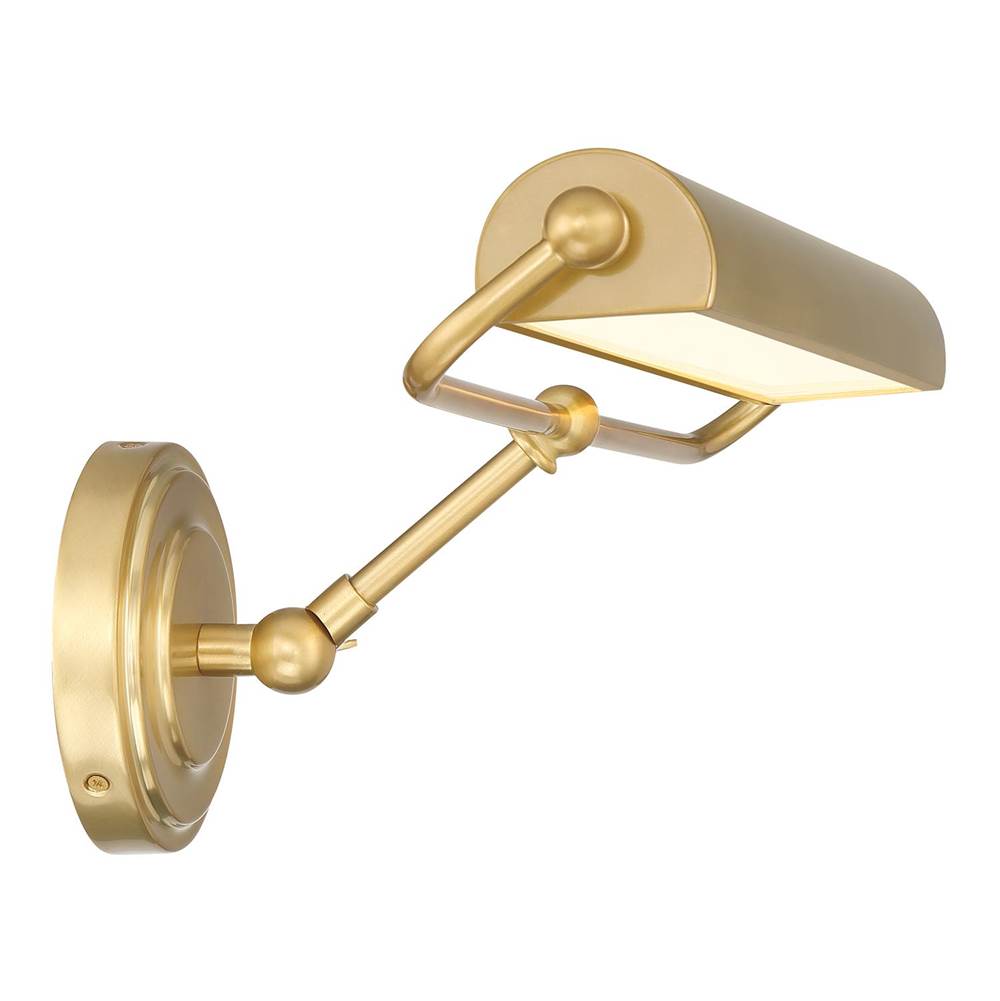 Crystorama MLR-202-AG Aged Brass Miller Integrated Led Aged Brass Sconce Image 6