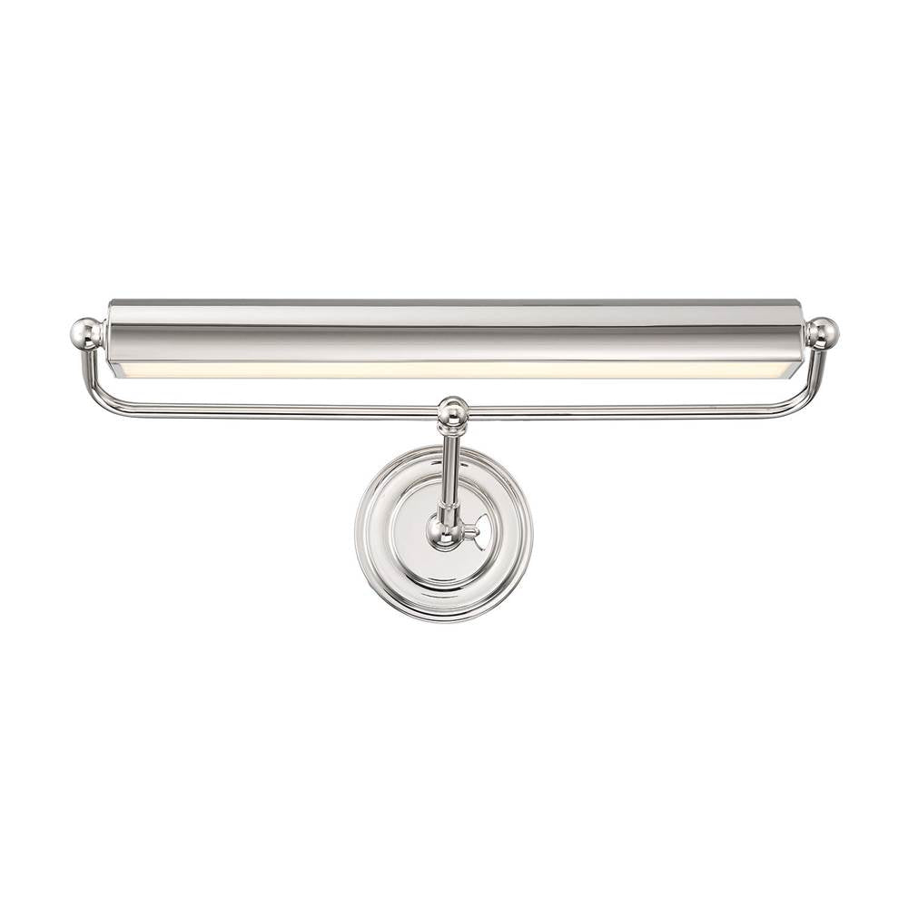 Crystorama MLR-202-PN Polished Nickel Miller Integrated Led Polished Nickel Sconce Image 7