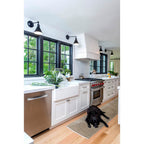 Crystorama MOR-8800-MK Matte Black Morgan 1 Light Matte Black Wall Mount Image 3