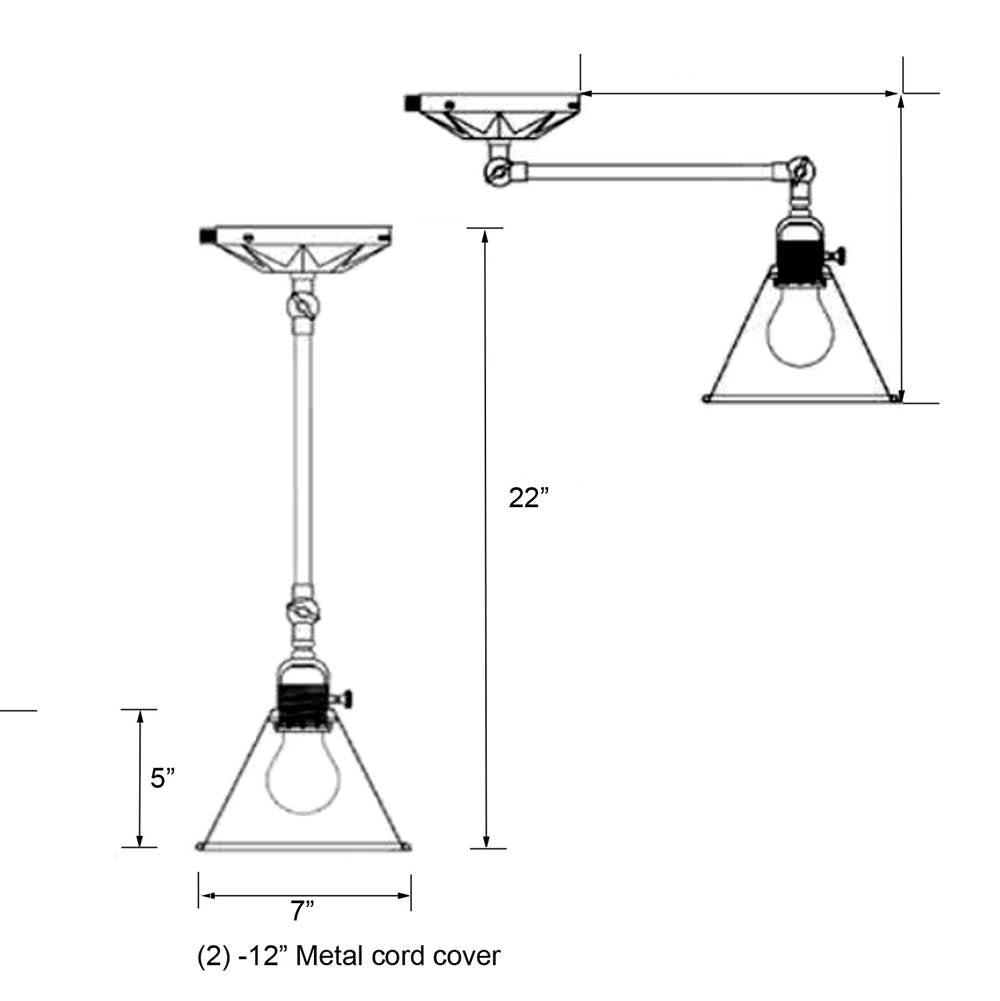 Crystorama Morgan 1 Light Aged Brass Wall Mount