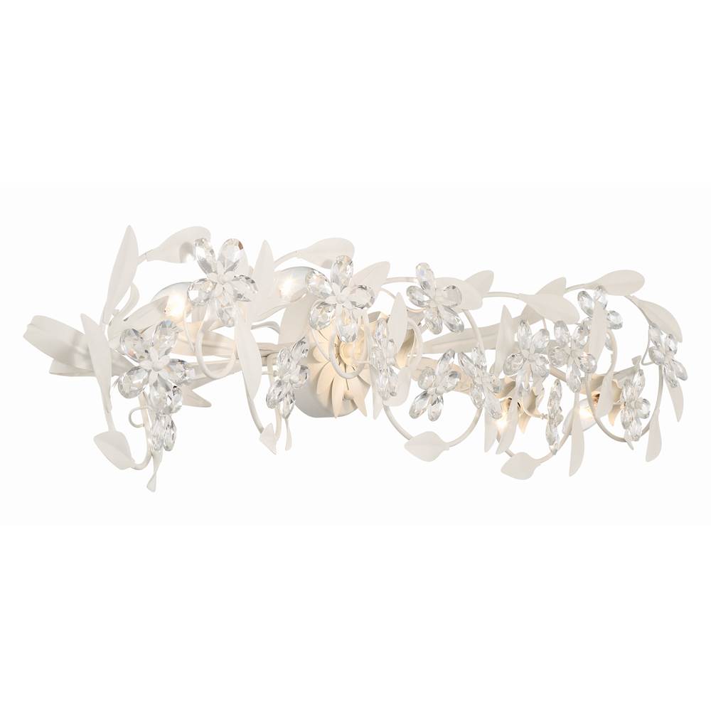 Crystorama MSL-305-MT Matte White Marselle 5 Light Matte White Sconce Image 2