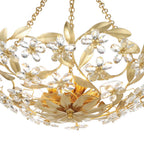 Crystorama MSL-306-GA_CEILING Antique Gold Marselle 6 Light Antique Gold Semi Flush Mount Image 3