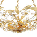 Crystorama MSL-306-GA_CEILING Antique Gold Marselle 6 Light Antique Gold Semi Flush Mount Image 2