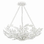 Crystorama MSL-306-MT_CEILING Matte White Marselle 6 Light Matte White Semi Flush Mount Image 3