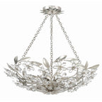 Crystorama MSL-306-SA_CEILING Antique Silver Marselle 6 Light Antique Silver Semi Flush Mount Image 3