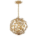 Crystorama MSL-314-GA Antique Gold Marselle 4 Light Antique Gold Mini Pendant Image 1