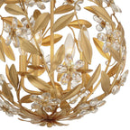 Crystorama MSL-314-GA Antique Gold Marselle 4 Light Antique Gold Mini Pendant Image 3