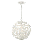 Crystorama MSL-314-MT Matte White Marselle 4 Light Matte White Mini Pendant Image 5